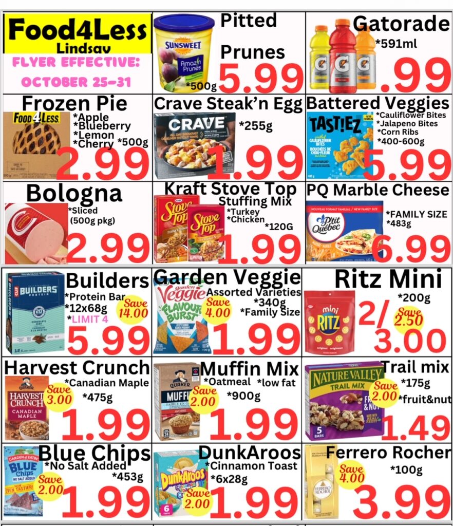 Weekly Specials - Food 4 Less