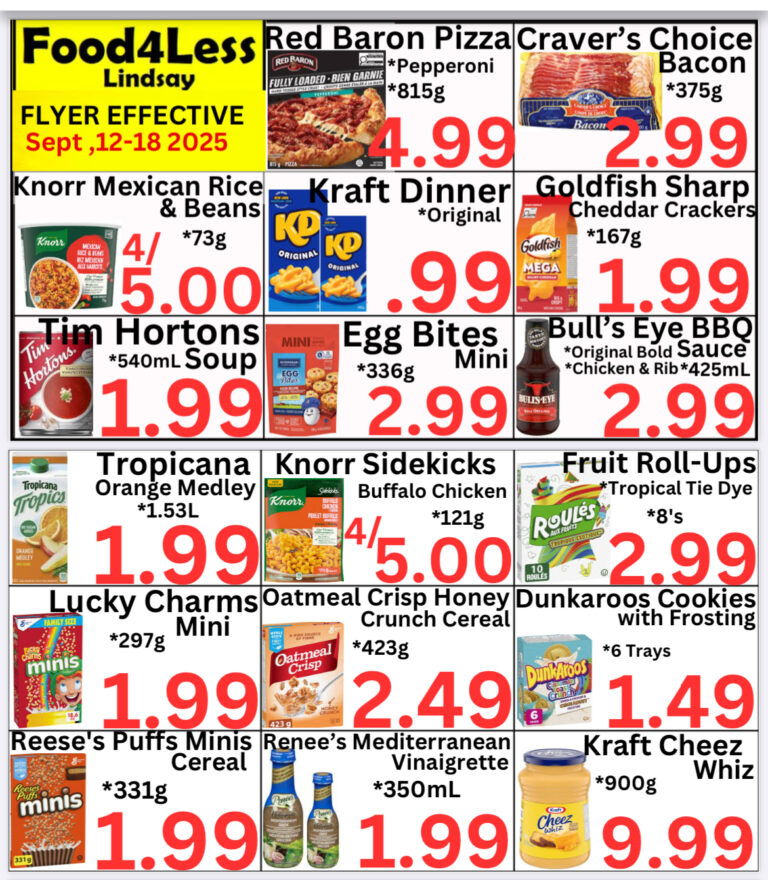Weekly Specials - Food 4 Less